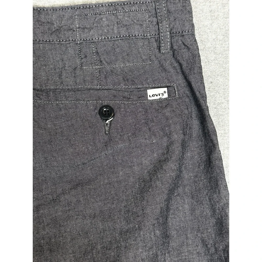 Levis Pants Mens 36x32 Gray Jogger‎ Cuffed Casual Chino 100% Cotton